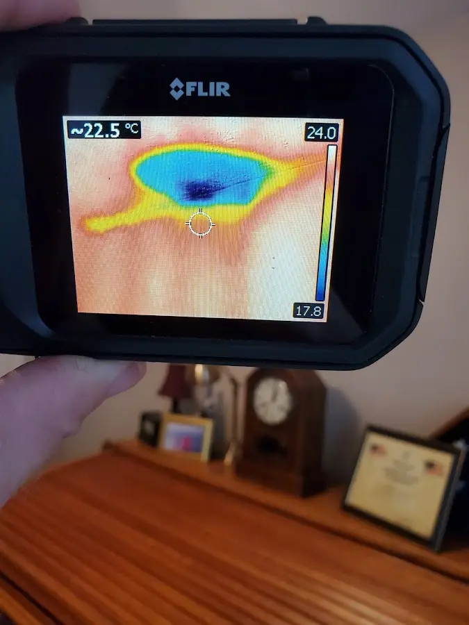Thermal imaging inspection for water damage in Gastonia